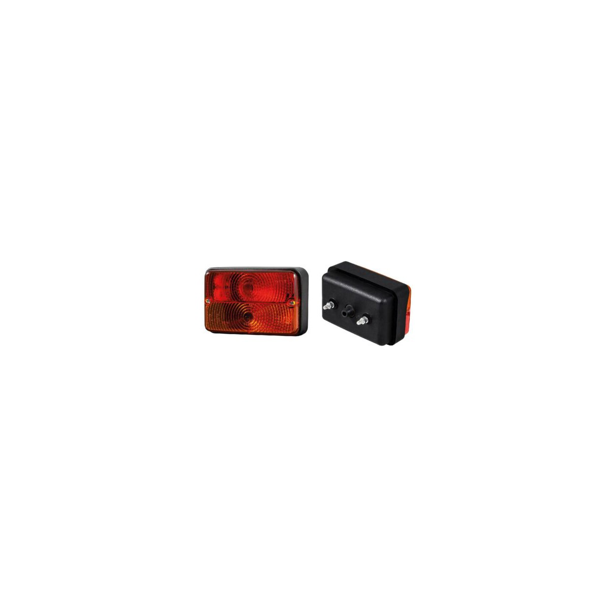 Combination rear lamp, turn signal, daytime running lights, brake light