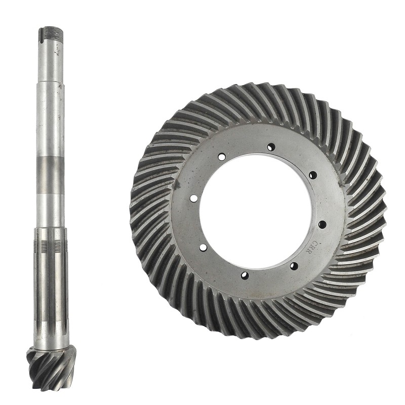parts for iseki - Crown pinion 51T/255 mm disc wheel + 8T/358 mm drive roller / Iseki TS2510 / 9-19-104-03
