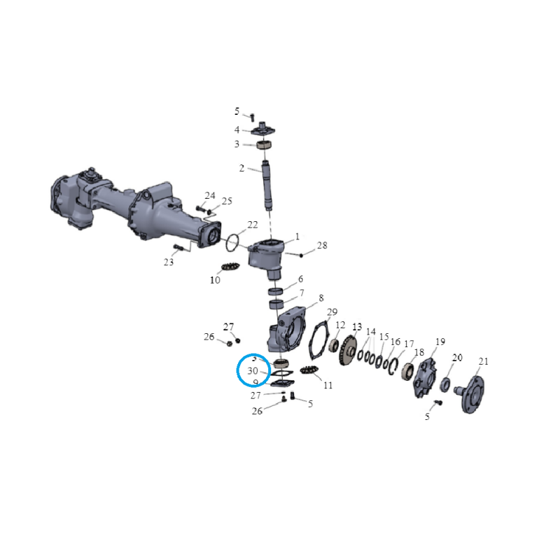 dichtstoffe - Achsschenkeldichtung / Mitsubishi VST 180D / 224D / 270D / 927