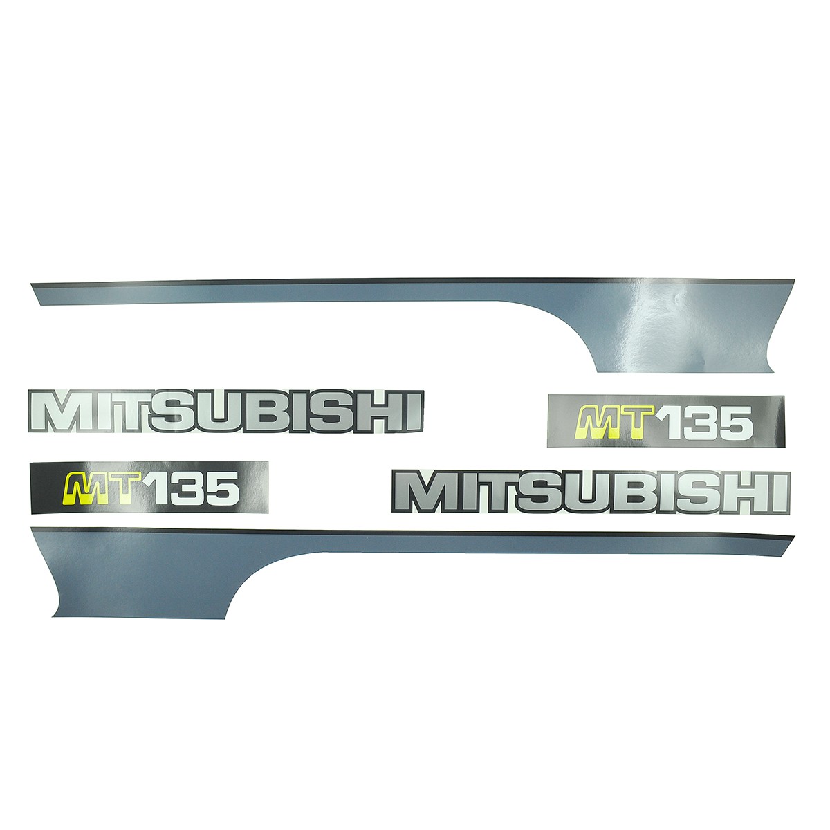 Mitsubishi MT135 stickers