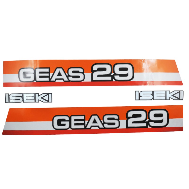 parts for iseki - Iseki Geas Stickers 29