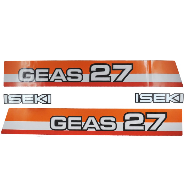 pièces pour iseka - Autocollants Iseki Geas 27