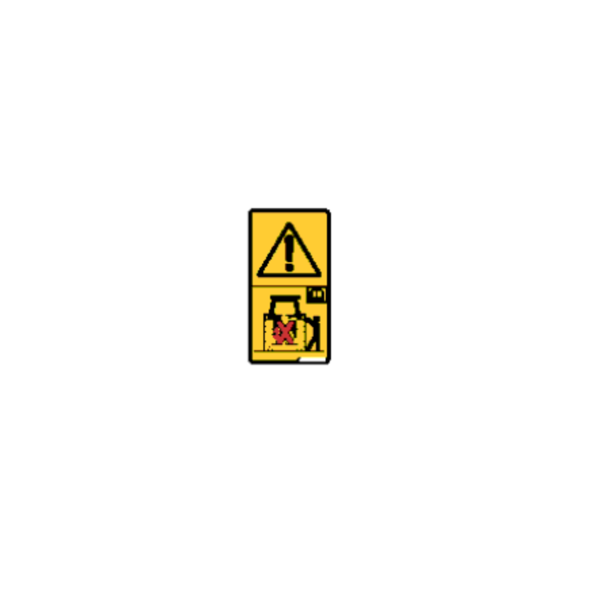 Warning sticker / TRG980 / LS Tractor 40269466