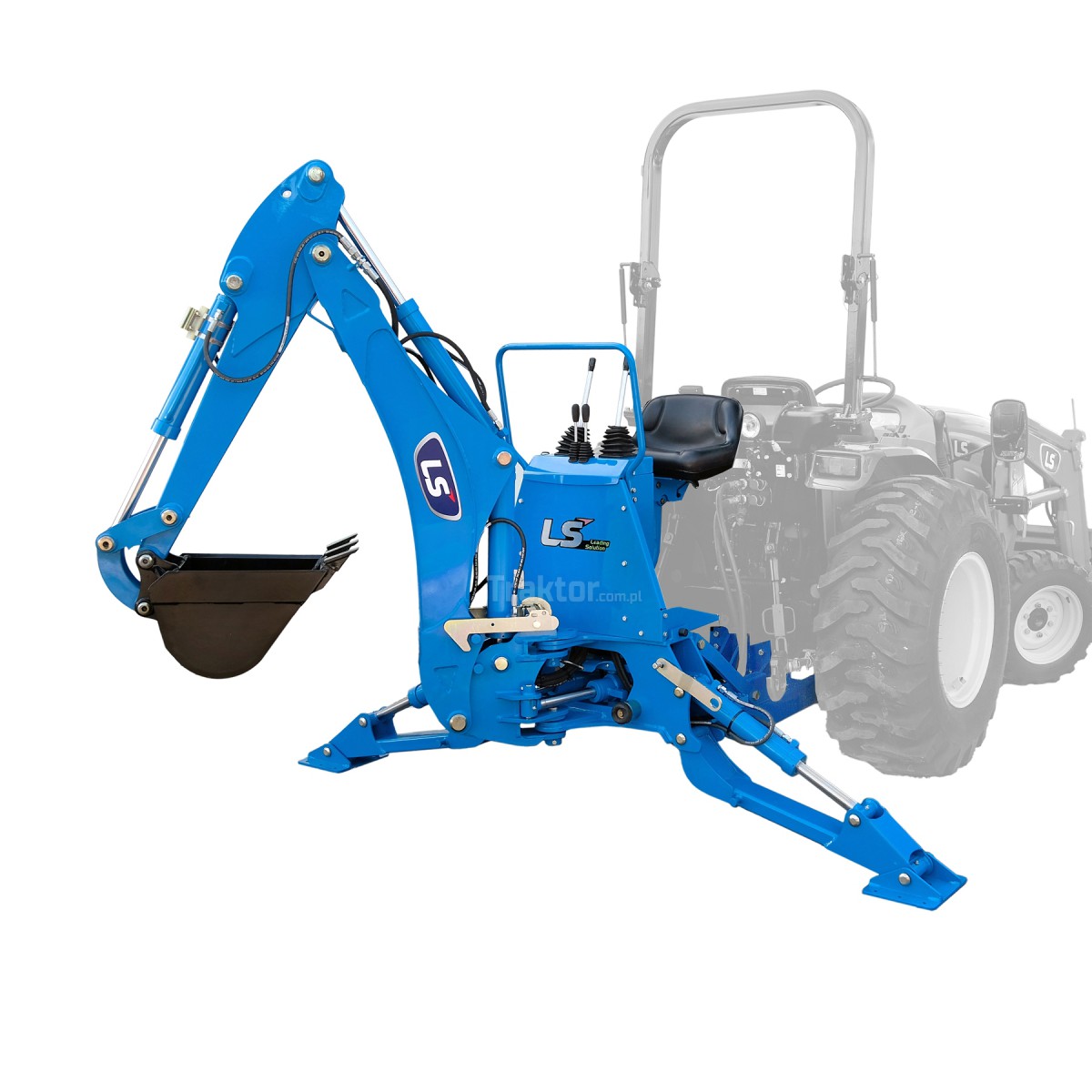 Tractor excavador LB2100 para el tractor LS Tractor MT3