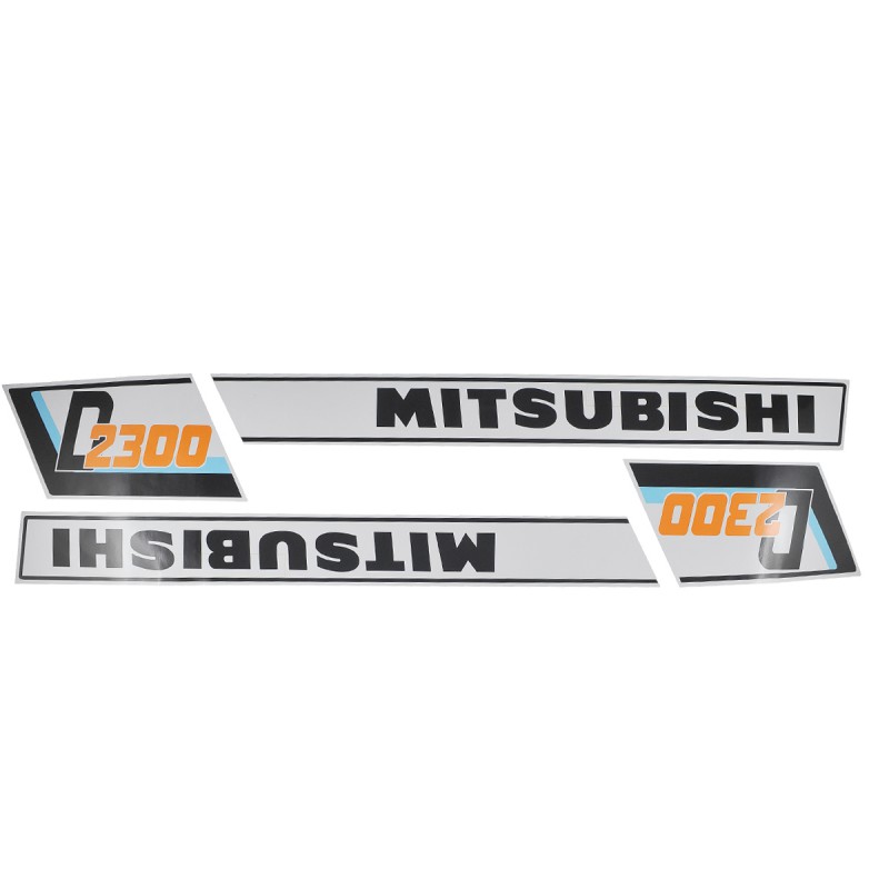 części do mitsubishi - Naklejki Mitsubishi D2300