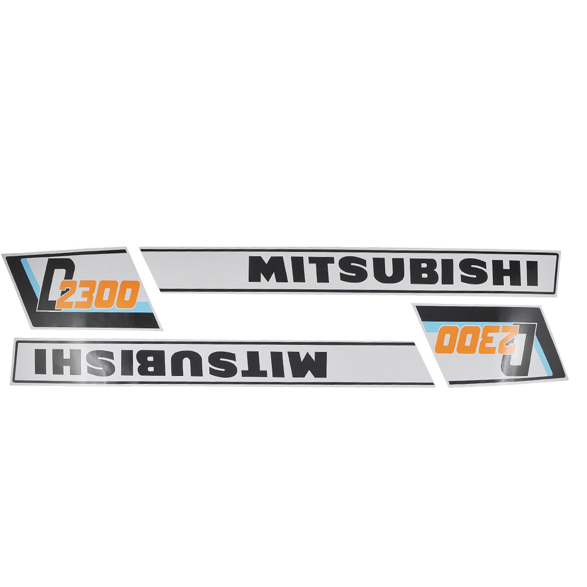 Mitsubishi D2300 stickers