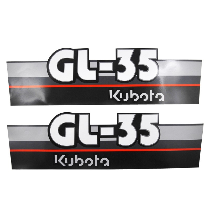 aufkleber - Aufkleber für Kubota GL35