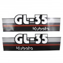 Koszt dostawy: Naklejki Kubota GL35