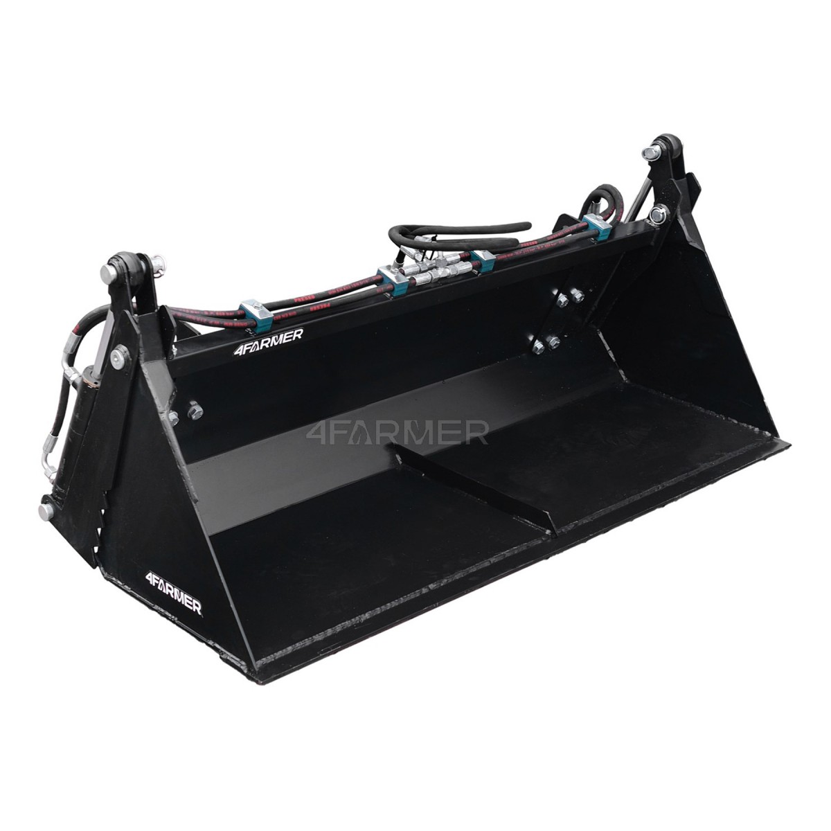 caisses de transport seaux - Godet 3 en 1 de 135 cm pour chargeuse 4FARMER