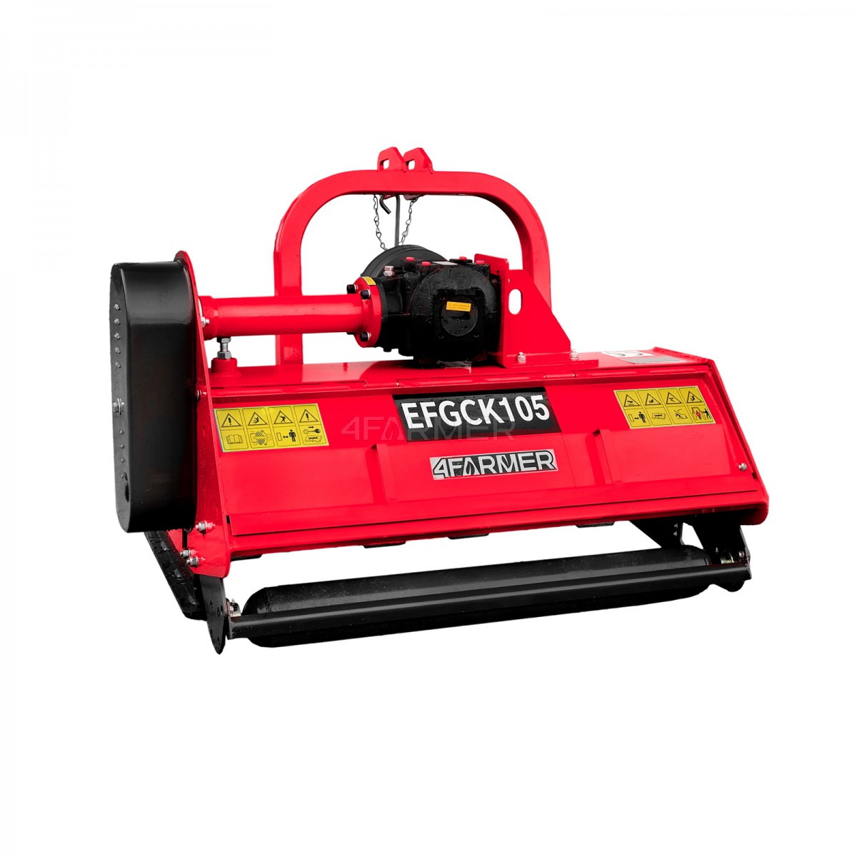 Flail mower EFGC-K 115, 4FARMER opening hatch - red