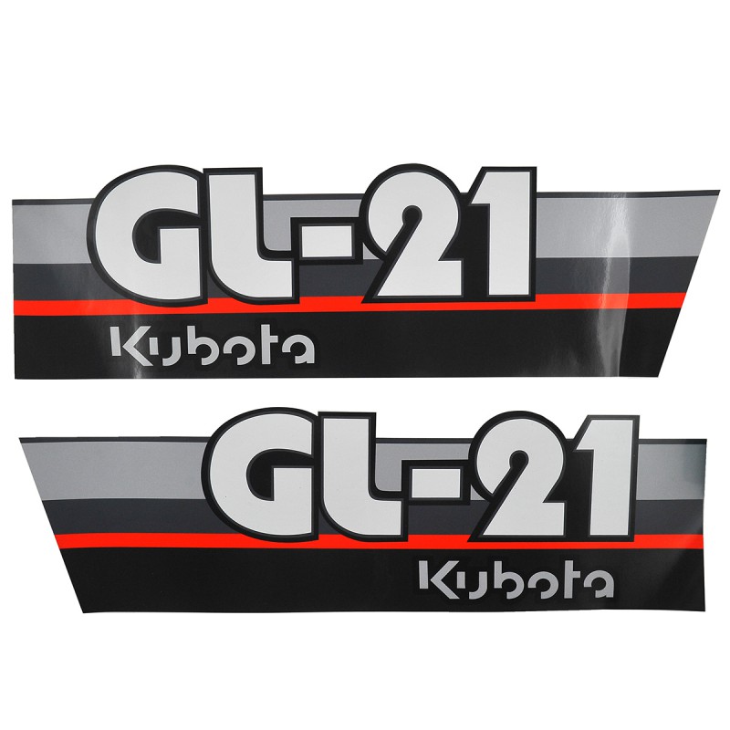 autocollants - Autocollants Kubota GL21