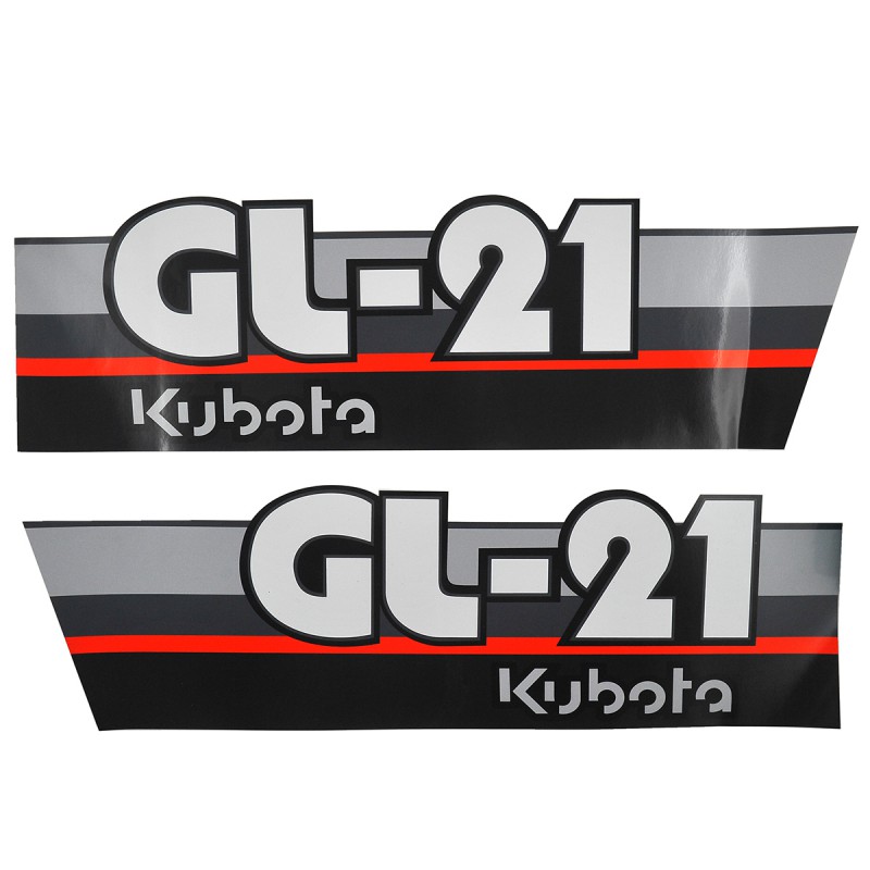 parts for kubota - Kubota GL21 stickers