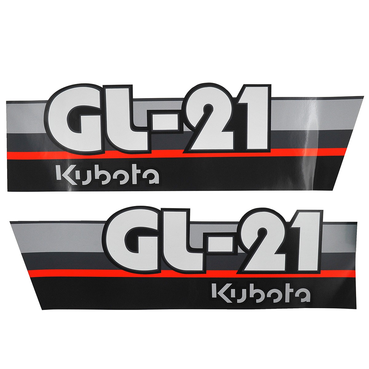 Kubota GL21 stickers