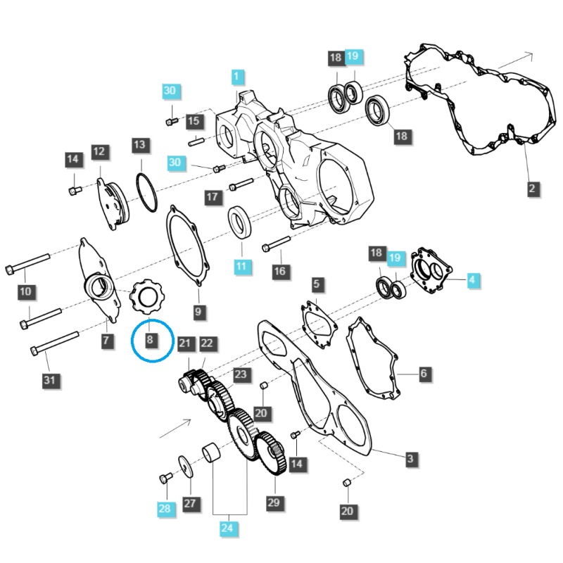 autres moteur - Bouchon de remplissage d'huile / EGQ130 / Ls Tracteur 40007385