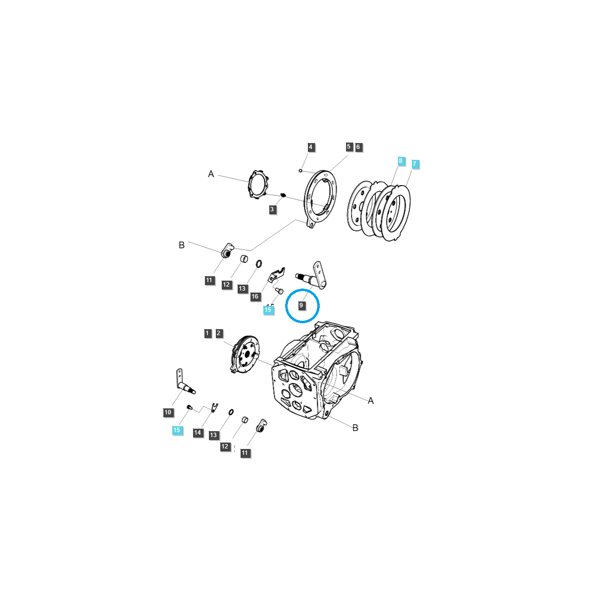 Cable de freno de mano / (A1650105) / TRG650 / Ls Tractor 40011063