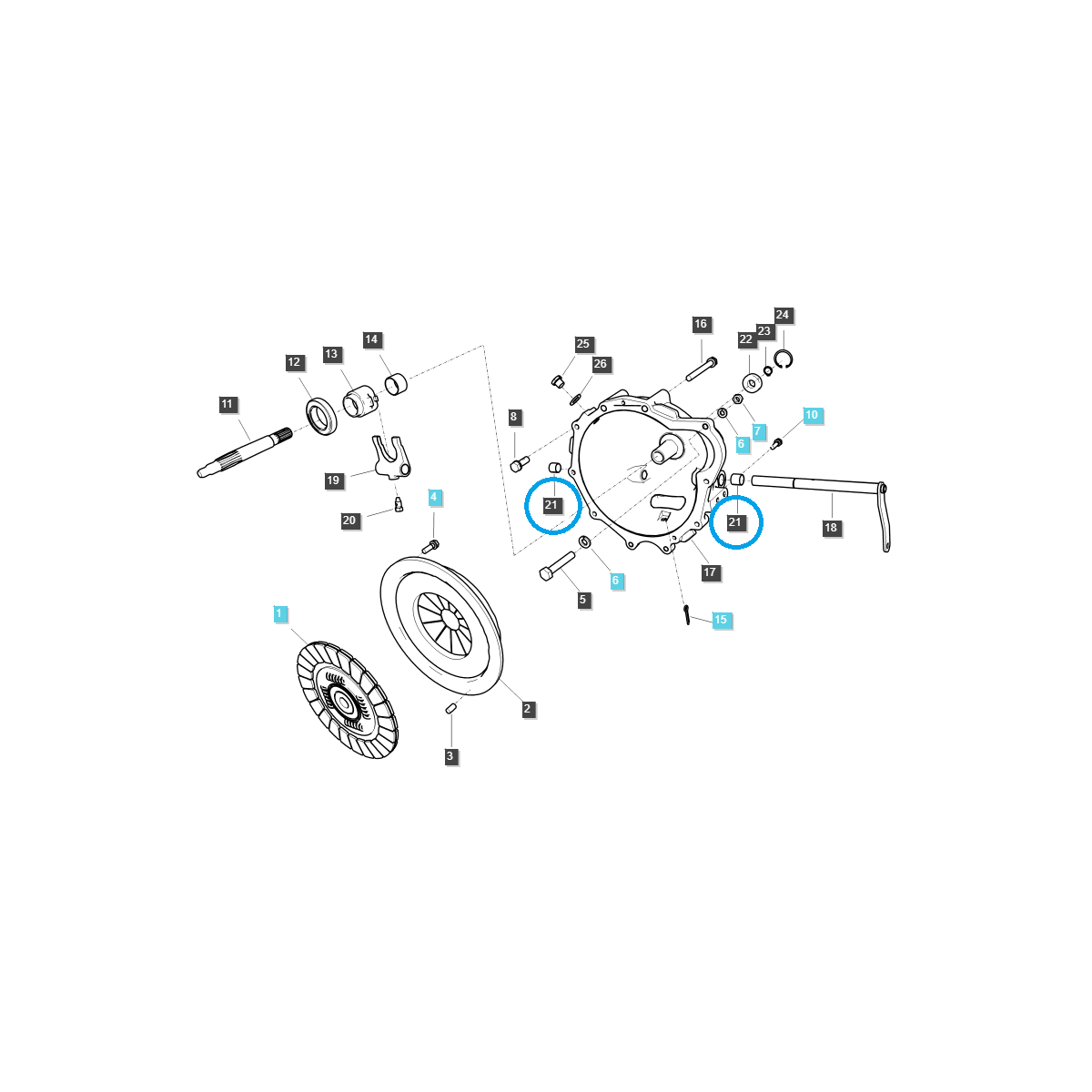 Distanční pouzdro / TRG000 / Ls Traktor 40190336