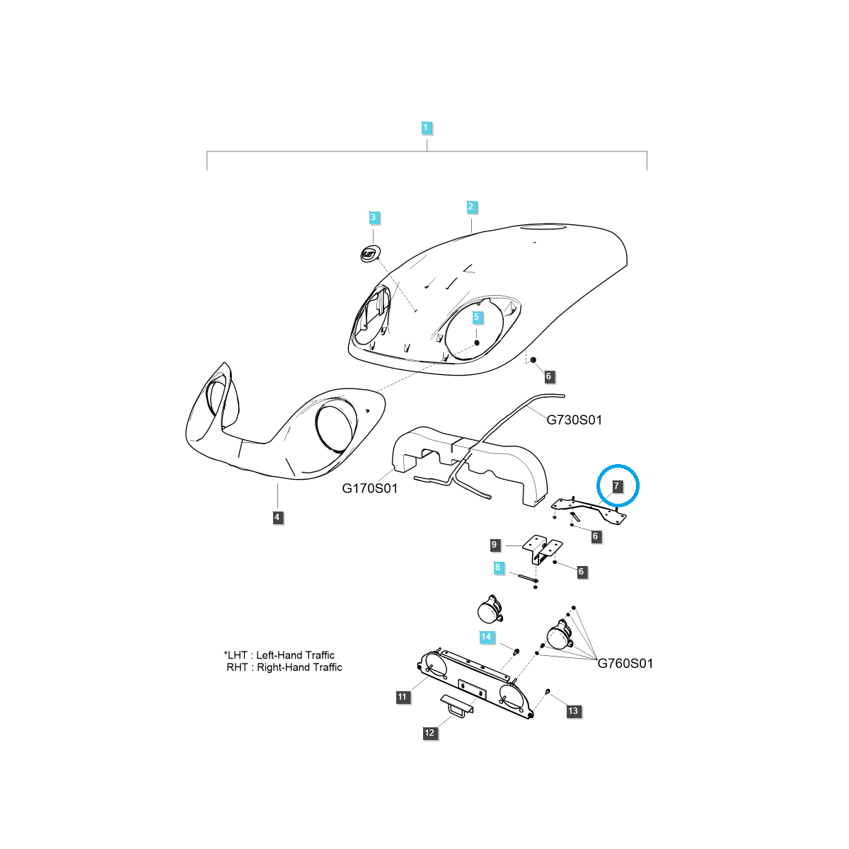 Pant kapoty / TRG830 / Traktor LS 40195197