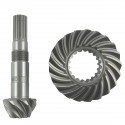 Cost of delivery: Crown wheel 21T / 18T + pinion shaft 8T / 18T / Kubota L39 / L3940 / L4060 / M4700 / M5000 / M6060