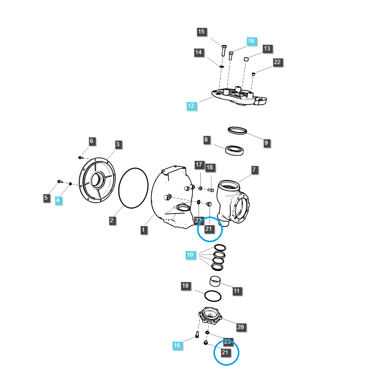 andere hydrauliksystem - Ablassschraube 3/8 / TRG823 / LS Traktor / Nr. 40012140