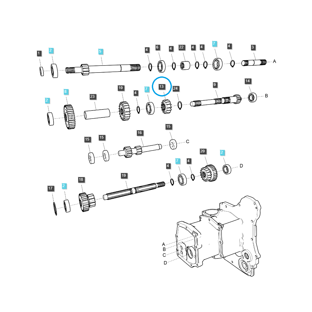 Druhý prevodový režim / TRG281 / Ls Traktor 40374631