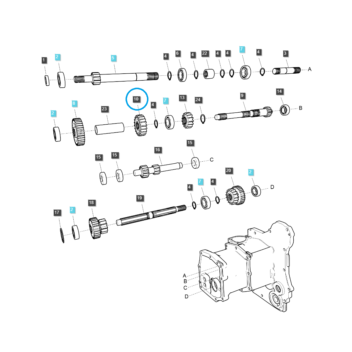 Dritter Gangmodus / TRG281 / Ls Traktor 40373826