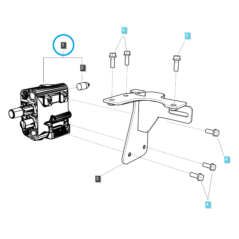hydraulic distributors - Hydraulic distributor / TRG822 / LS Tractor / no. 40324582