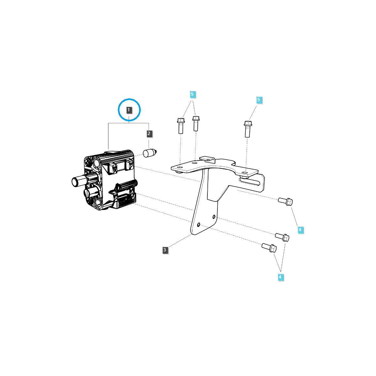 Distributeur hydraulique / TRG822 / Tracteur Ls 40324582