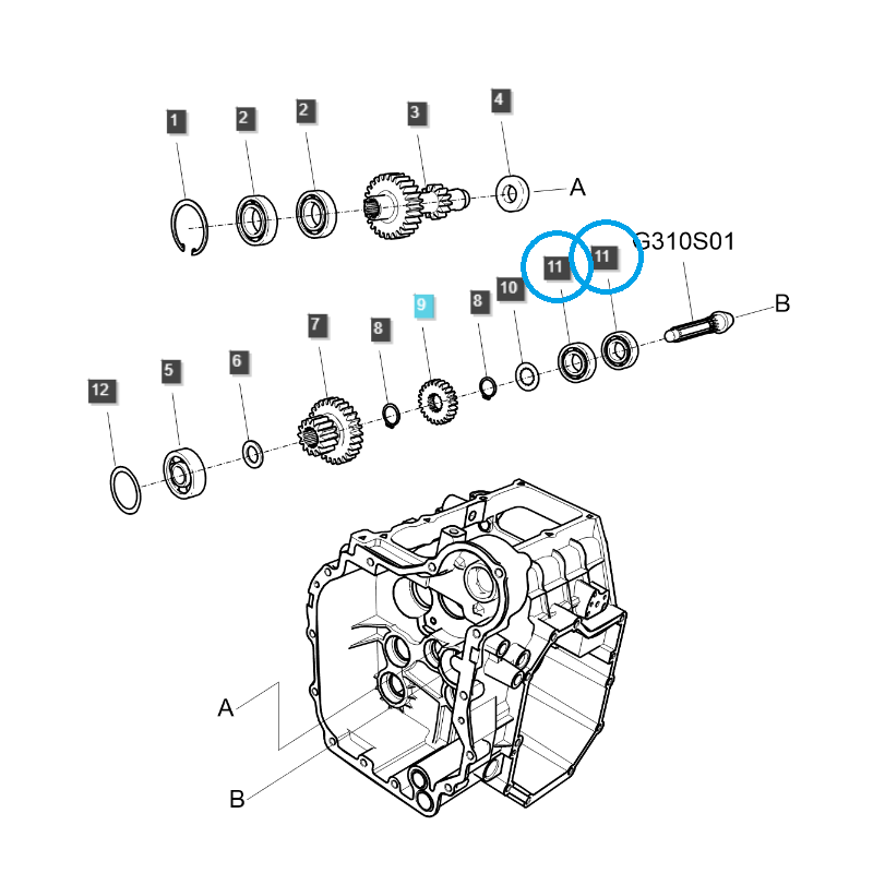 bearings - Ball bearing / 62050HL / Ls Tractor 40290603