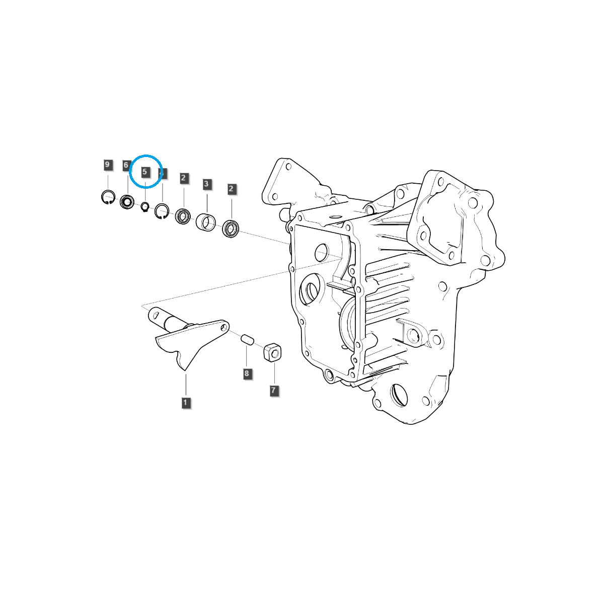 Seger ring Ø 15 / S810015001 / Ls Tractor 40198539