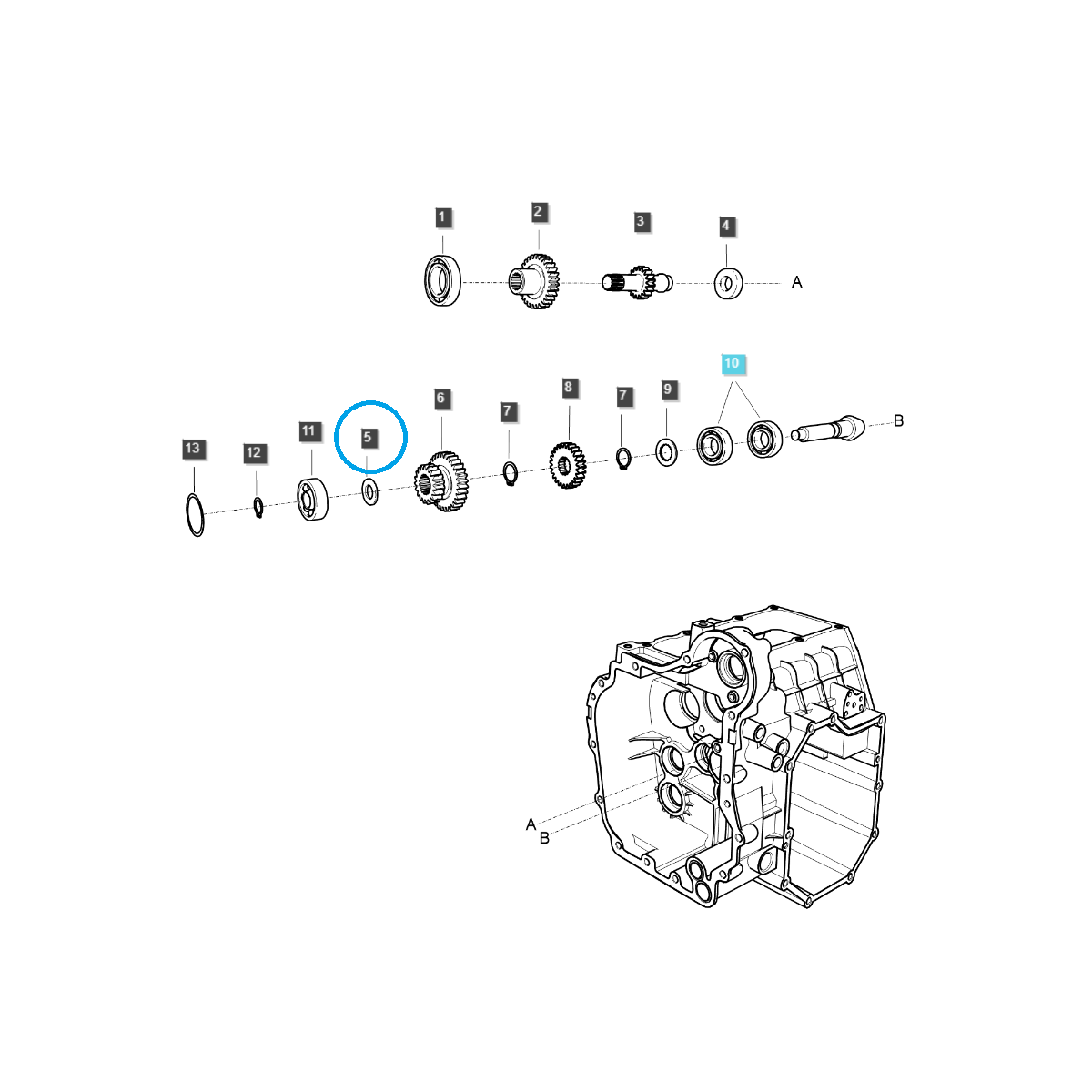 Distanzstück / TRG285 / Ls Traktor 40200875