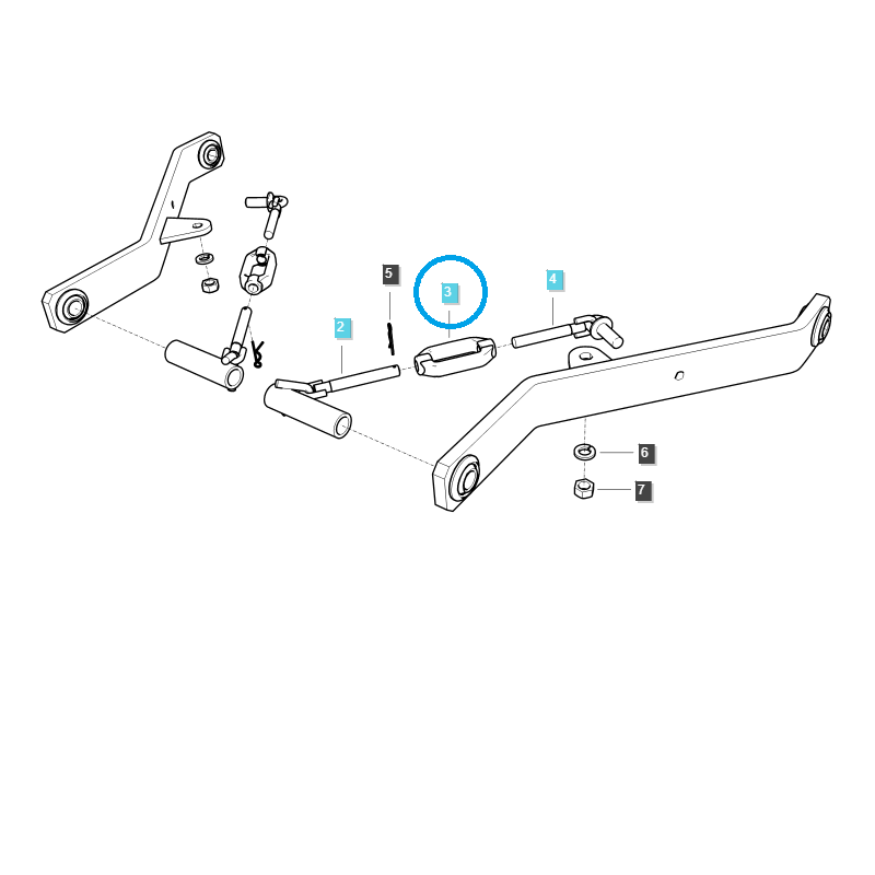napínáky - Tělo napínáku / TRG891 / LS Traktor 40220908
