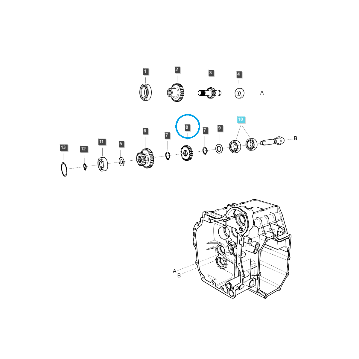 4WD / 23T / TRG288 / LS Traktor-Antriebskettenrad 40196987