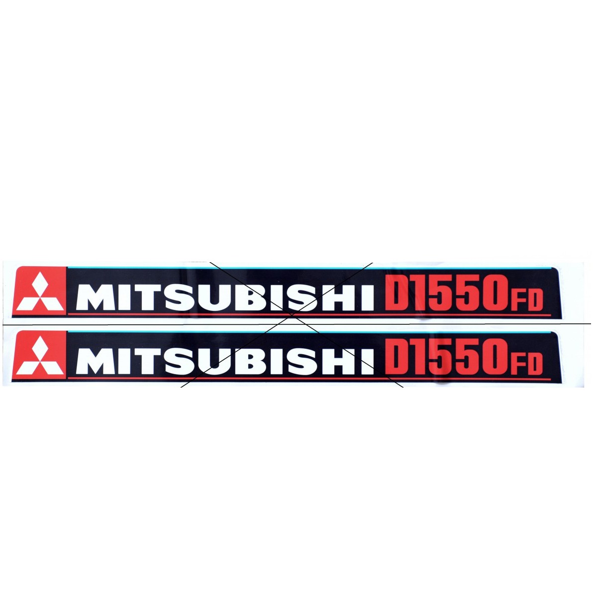 Autocollants de capot Mitsubishi D1550FD