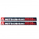Cost of delivery: Autocollants de capot Mitsubishi D1550FD