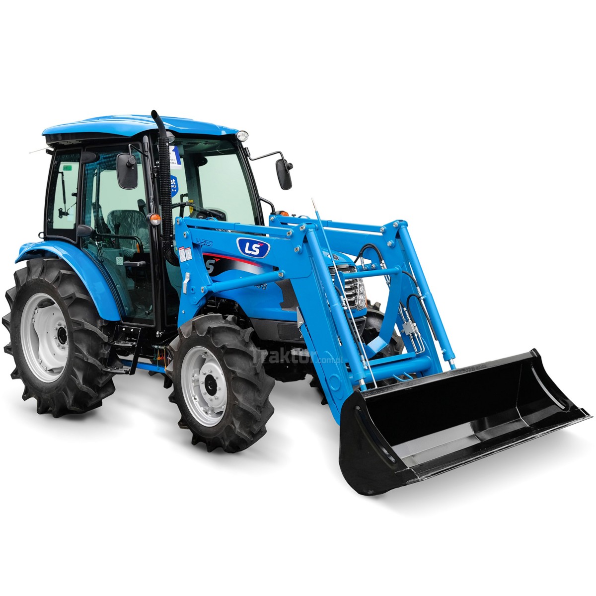 LS Tractor XU6168 MEC 4x4 - 68 HP / CAB + front loader LS LL5106