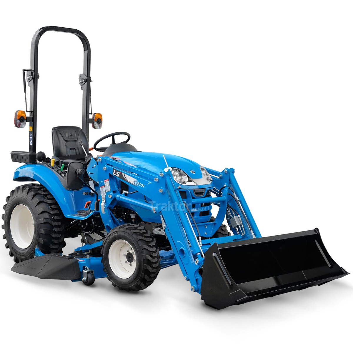 LS Traktor XJ25 HST 4x4 - 24,4 KM/IND + Mähwerk LS LM1160.1 + Frontlader TUR LS LL2101