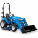Cost of delivery: LS Tractor XJ25 HST 4x4 - 24.4 HP / IND + LS LM1160 mid-axle mower + TUR LS LL2101 front loader