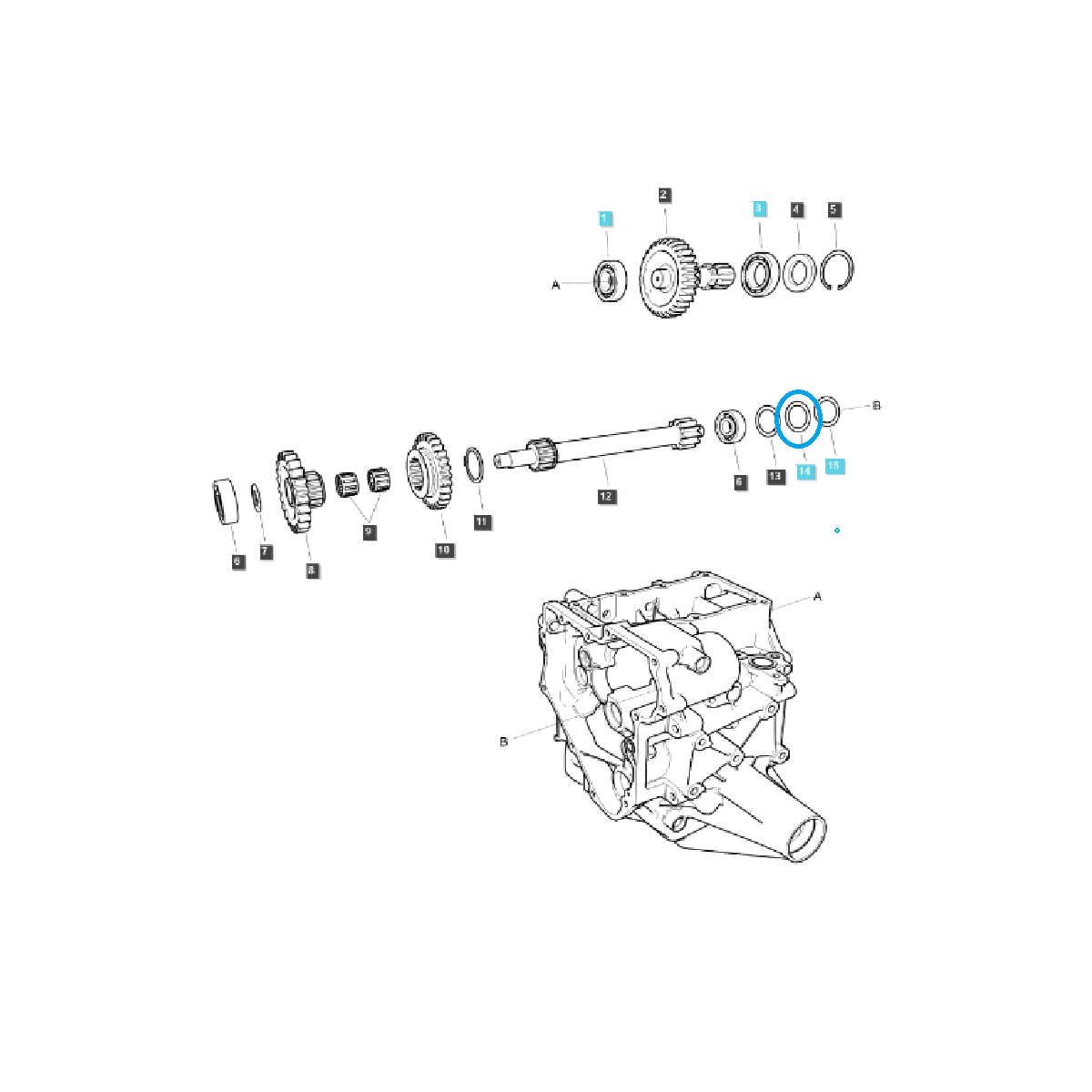 Lavadora (0.2T) TRG287 / LS tractor / MT1.25 / 40359967