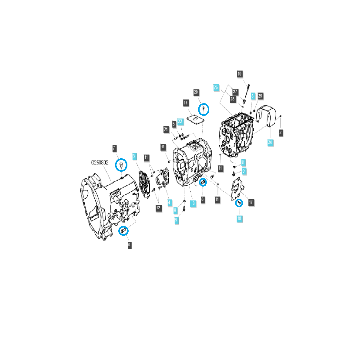 Boulon à bride hexagonale S185101643 / Tracteur LS / 40295888