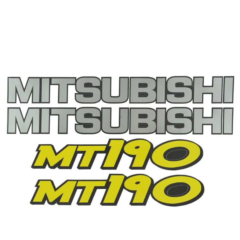 diely pre mitsubishi - Nálepky Mitsubishi MT190
