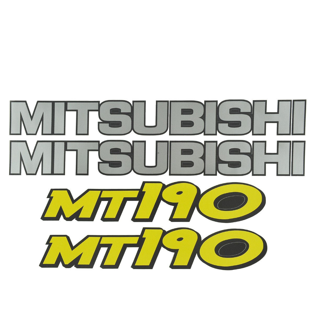 Autocollants Mitsubishi MT190