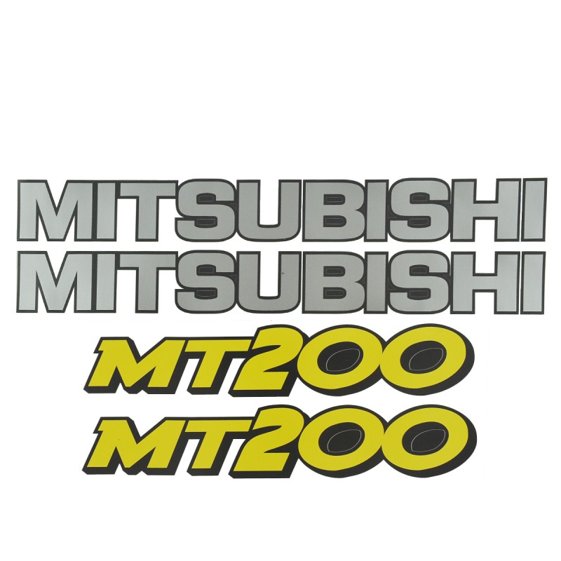pièces pour mitsubishi - Autocollants Mitsubishi MT200
