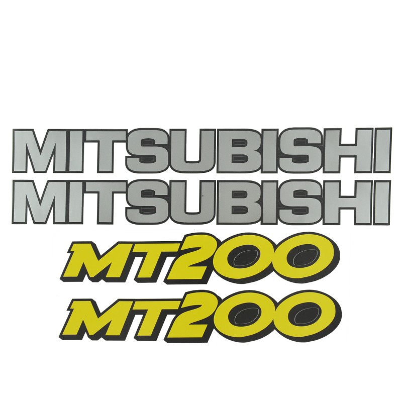 autocollants - Autocollants Mitsubishi MT200