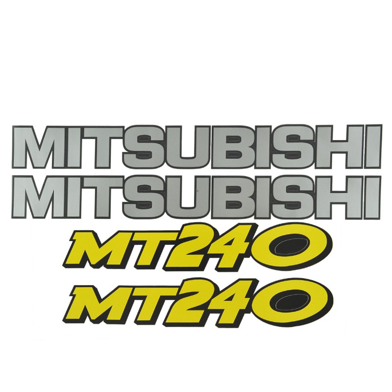 pièces pour mitsubishi - Autocollants Mitsubishi MT240