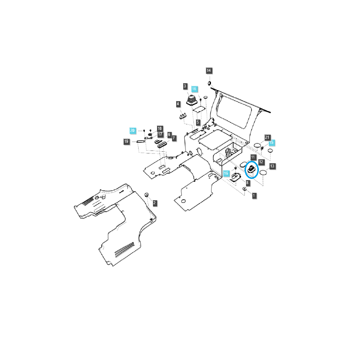 Guardapolvo / fuelles / TRG869 / Tractor LS / n.º 40254927