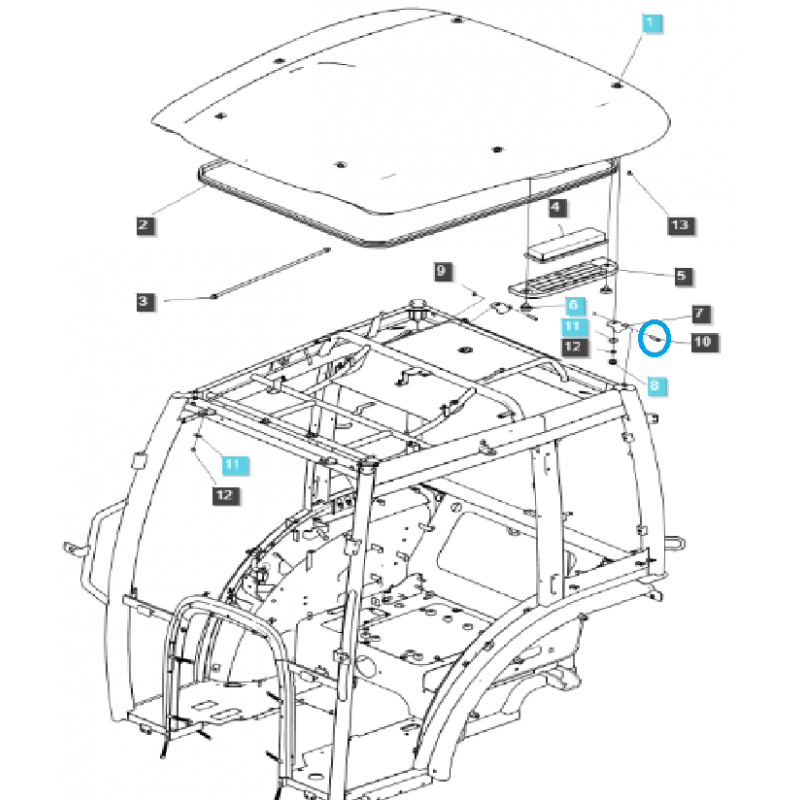 parts for ls - copy of Pin / S427064023 / Ls Tractor 40113838