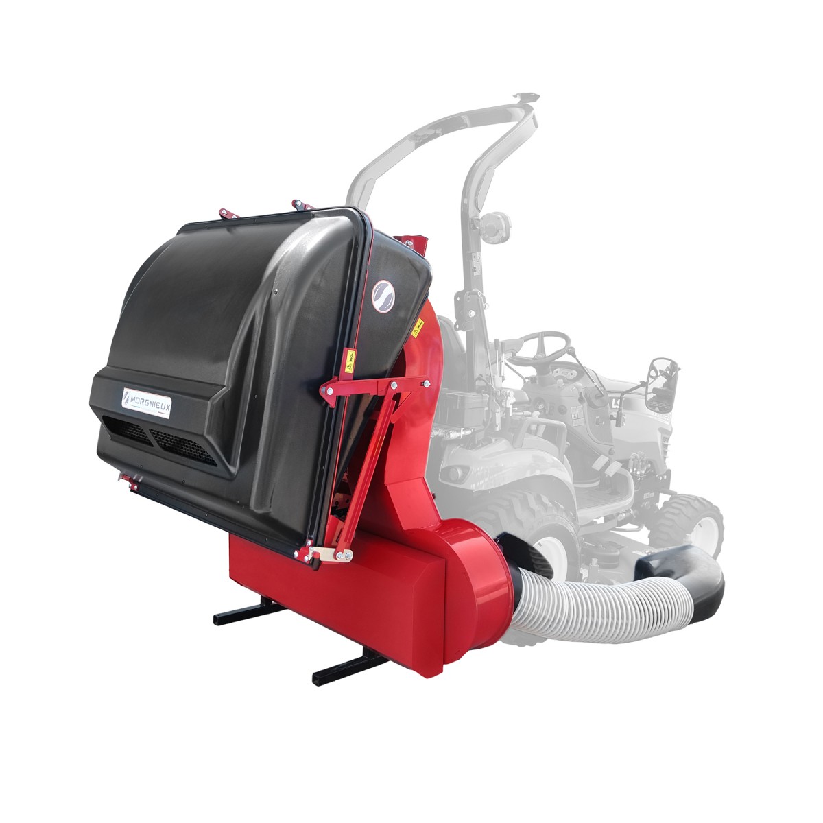 Bac de ramassage 530 L 4FARMER pour tondeuse d'entretien LS LM1160