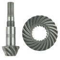 Cost of delivery: Crown wheel 18T / 23T / 108 mm + pinion shaft 9T / 14T / Kubota L3130 / L3240 / L3430 / L3540 / L3830 / L4508