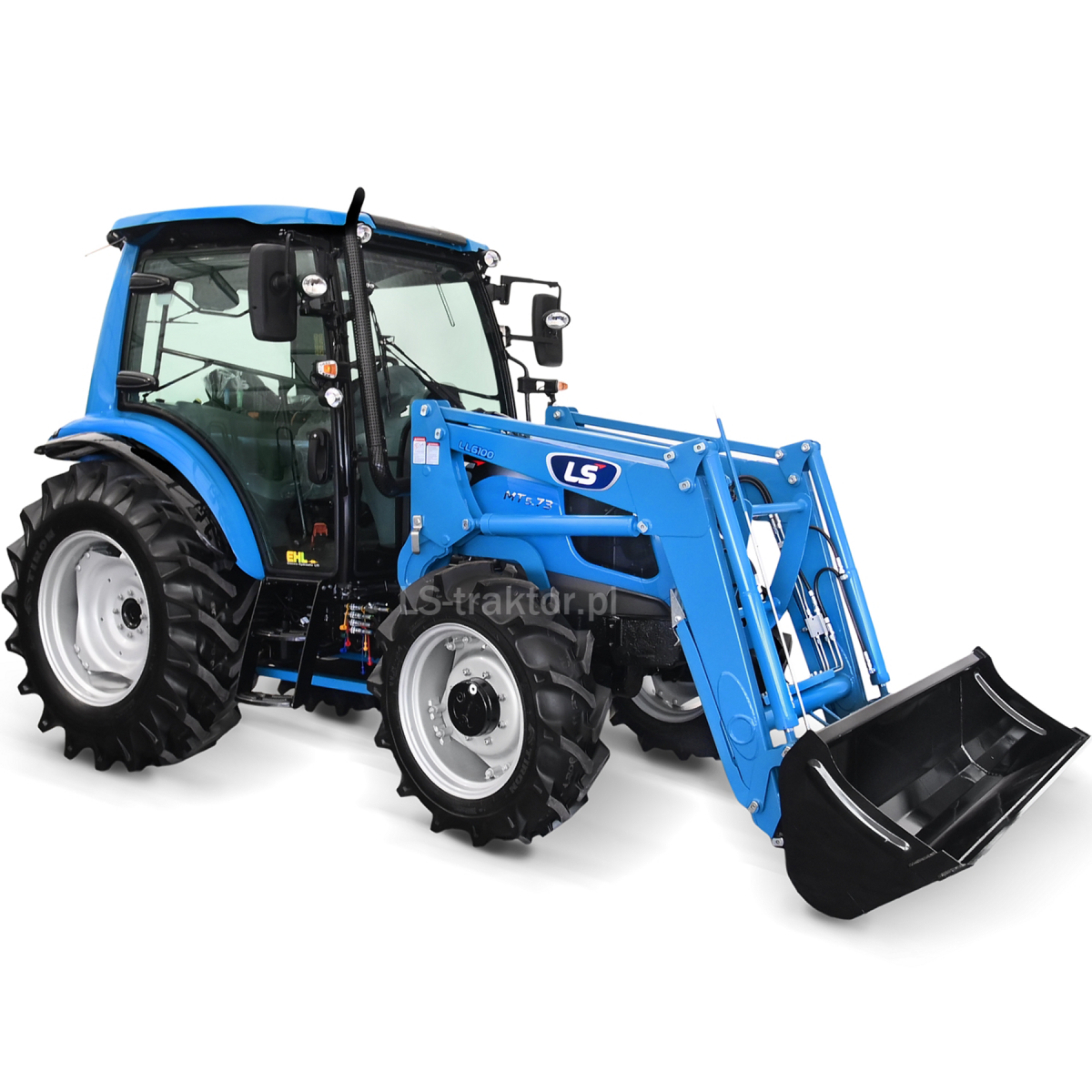 LS Traktor MT5.73 PST 4x4 - 73 HP / CAB / EHL + čelní nakladač LS LL6100