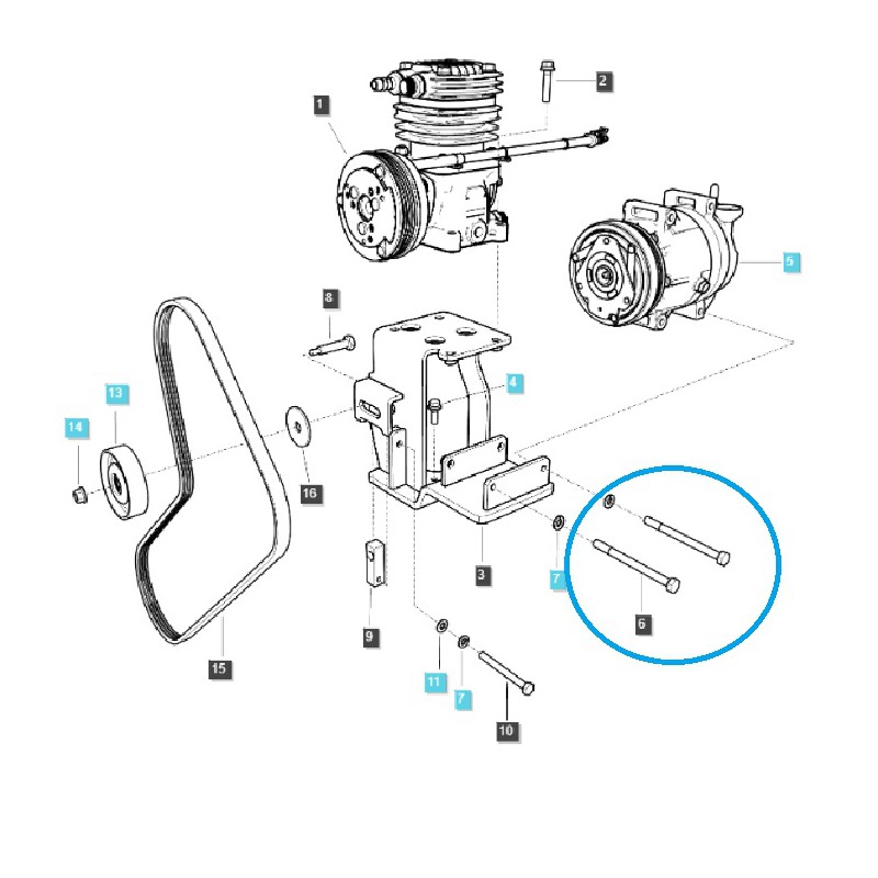 bolts nuts and washers - Hex bolt S102081043 / LS Tractor / 40076678